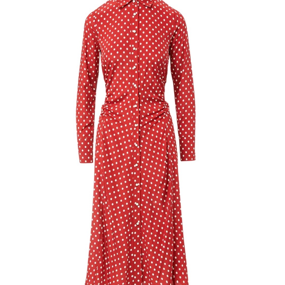 Veronica Beard Lex Polka Dot Dress